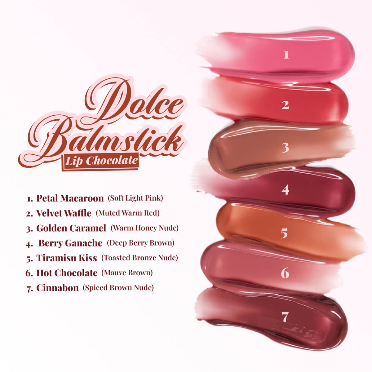 Dolce Balmstick Lip Chocolate 05 – Tiramisu Kiss | 4.5g
