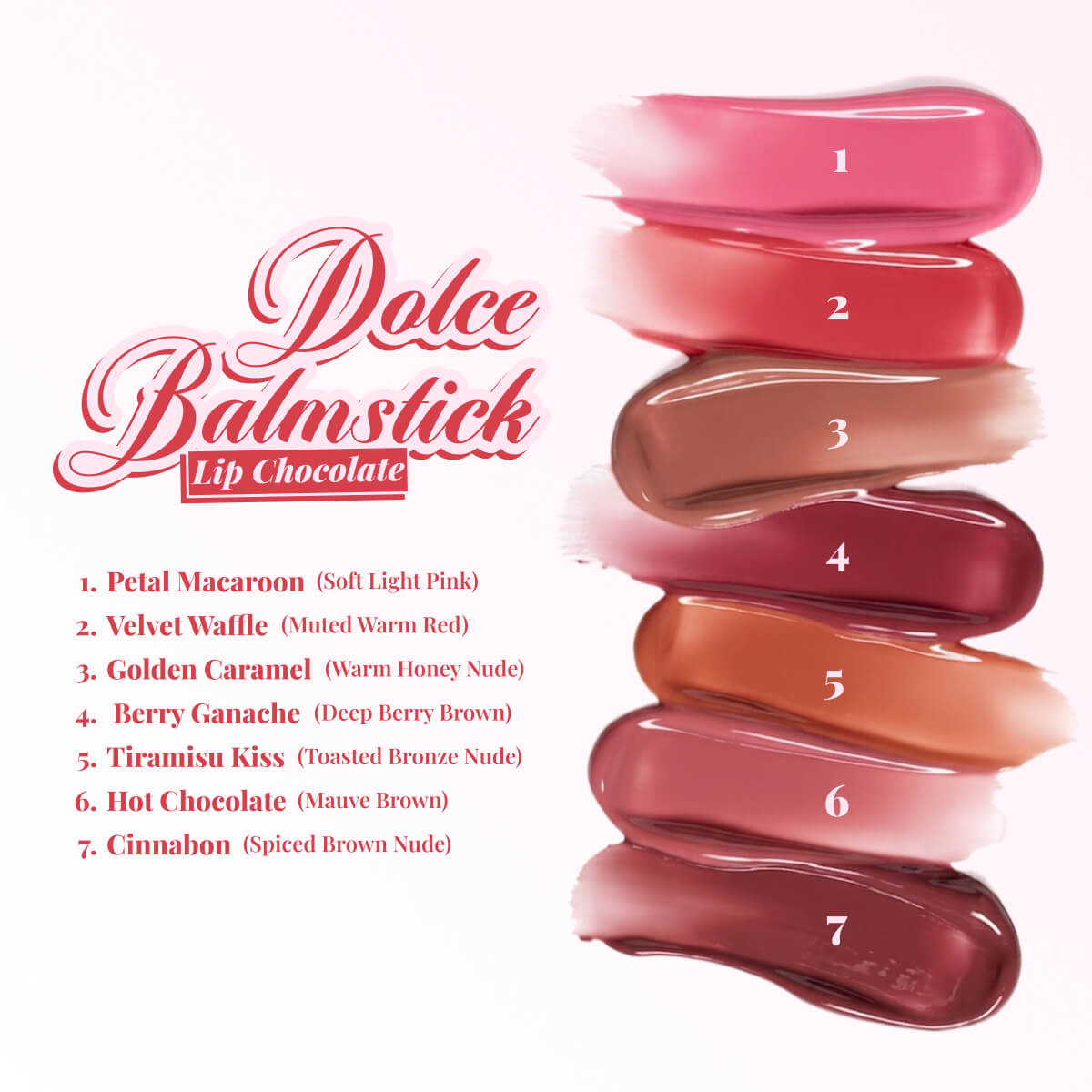Dolce Balmstick Lip Chocolate 02 – Velvet Waffle  | 4.5g