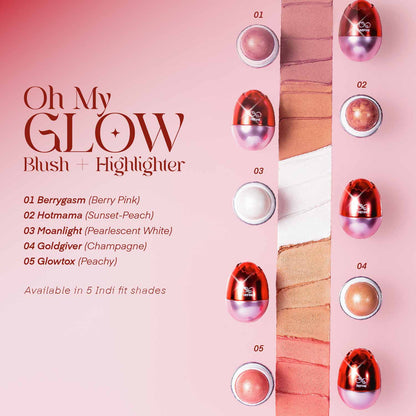 Oh My Glow Blush + Highlighter 03 Moanlight | 4.5 g