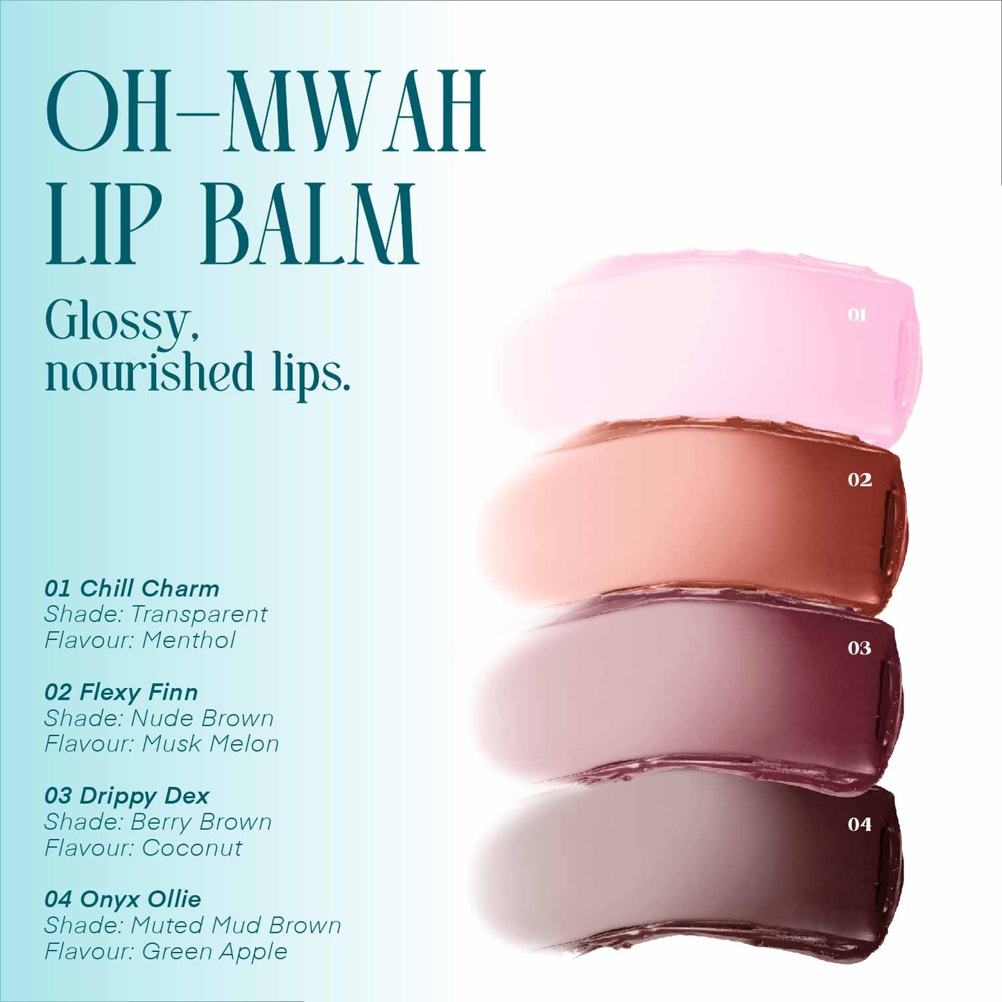 Oh-Mwah Melty Lip Balm 04 Onyx Ollie | 4.5 g